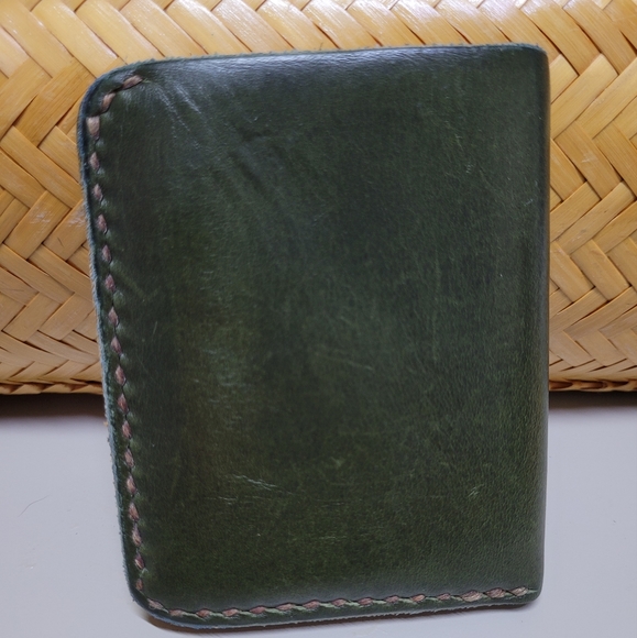 Men's 6 Pockets Bifold Horizontal Card Minimalist Leather Wallet - Picture 3 of 9